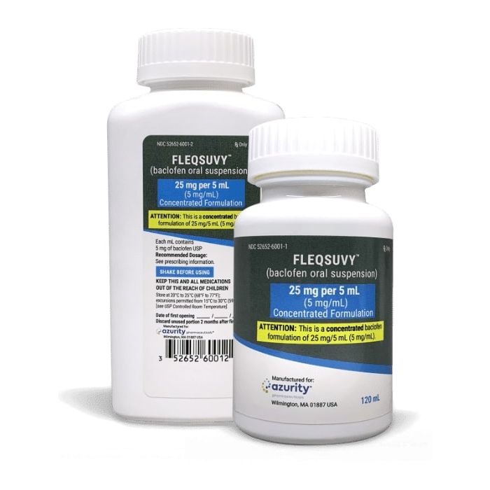 Fleqsuvy (baclofen)